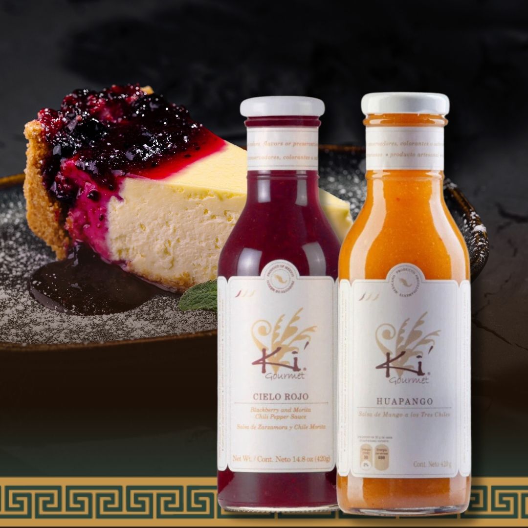 Cheesecake with Blackberry & Morita Chilli Sauce by Chef Antonio Cruz