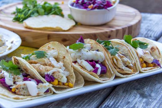 BBQ FISH TACOS