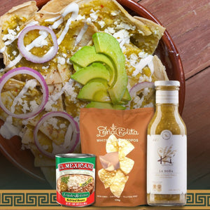 Easy Homemade Green Chilaquiles Verdes