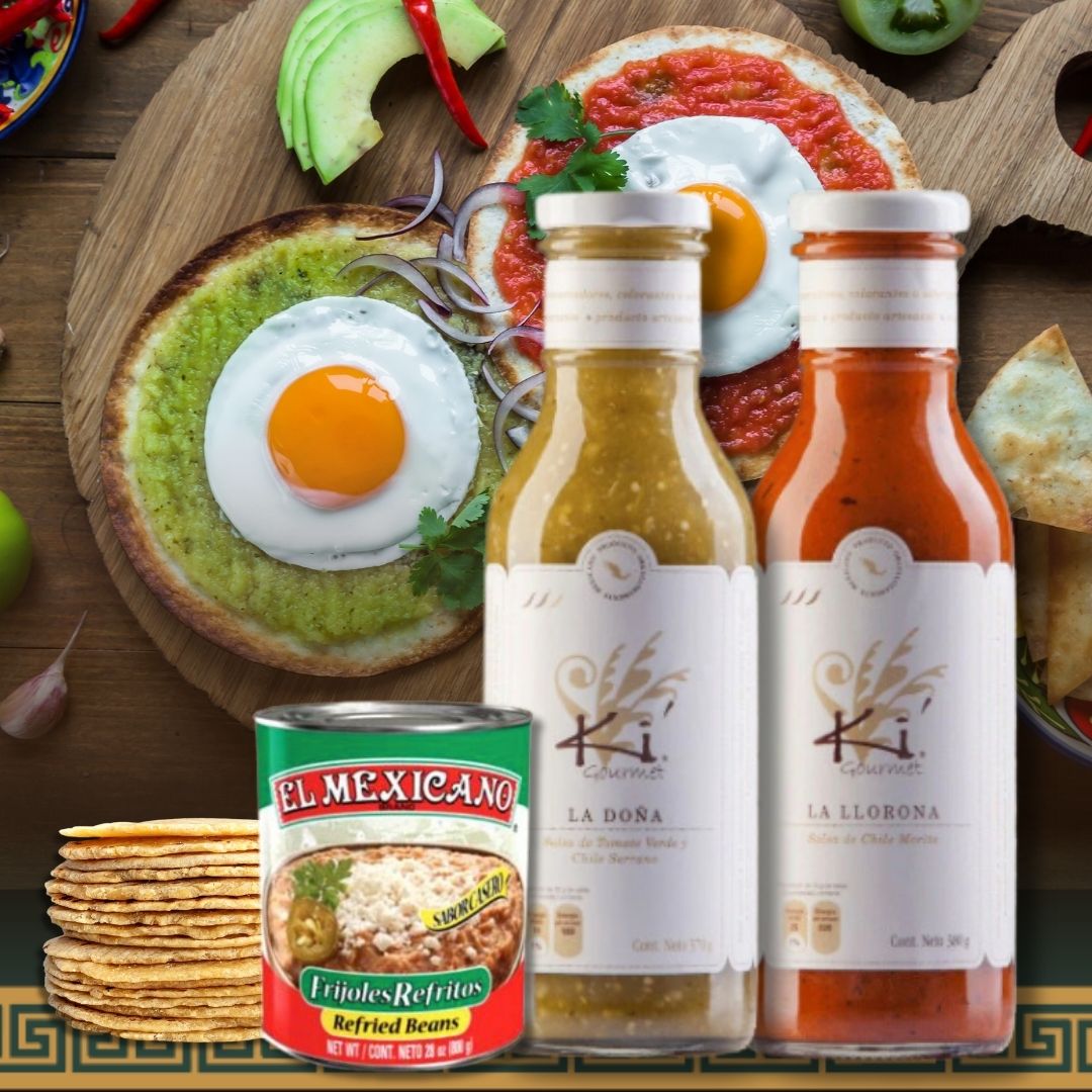 Easy Homemade Divorced Eggs Huevos Divorciados Bundle