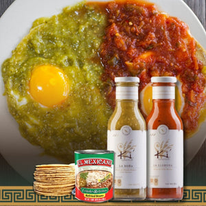 Easy Homemade Divorced Eggs Huevos Divorciados Bundle