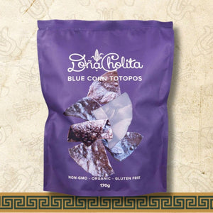 Blue Corn Totopos - Mexican Corn Chips 170g