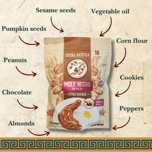 Black Mole Powder Oaxaca Style 400g - Cocina Mestiza