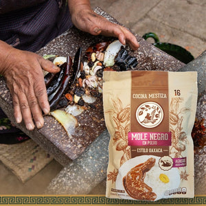 Black Mole Powder Oaxaca Style 400g - Cocina Mestiza