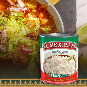 El Mexicano - Maiz Blanco White Hominy Corn 822g