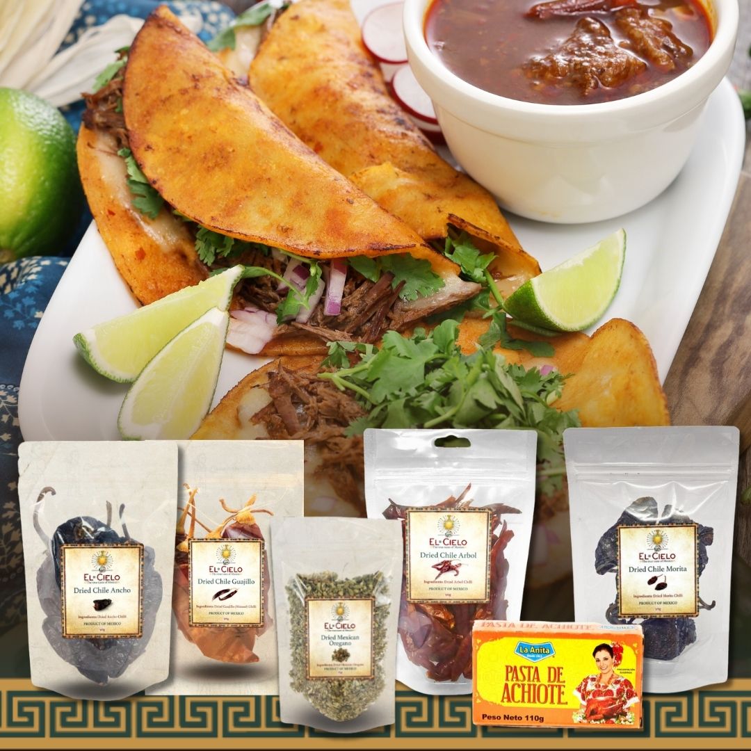 Birria Quesa-Tacos - by Chef Antonio Cruz - Ingredients Cooking kit