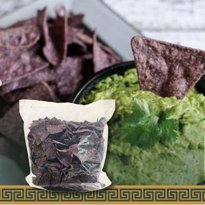 Blue Corn Totopos - Mexican Blue Corn Chips 1kg- Totopos and Guacamole