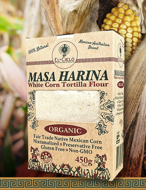El Cielo - Organic Heirloom Mexican White Corn Masa Flour- 450gr