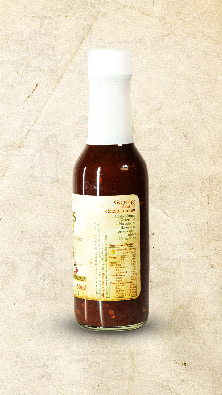 El Cielo Smokey 3 Chillies Red Salsa 150ml - Authentic Mexican