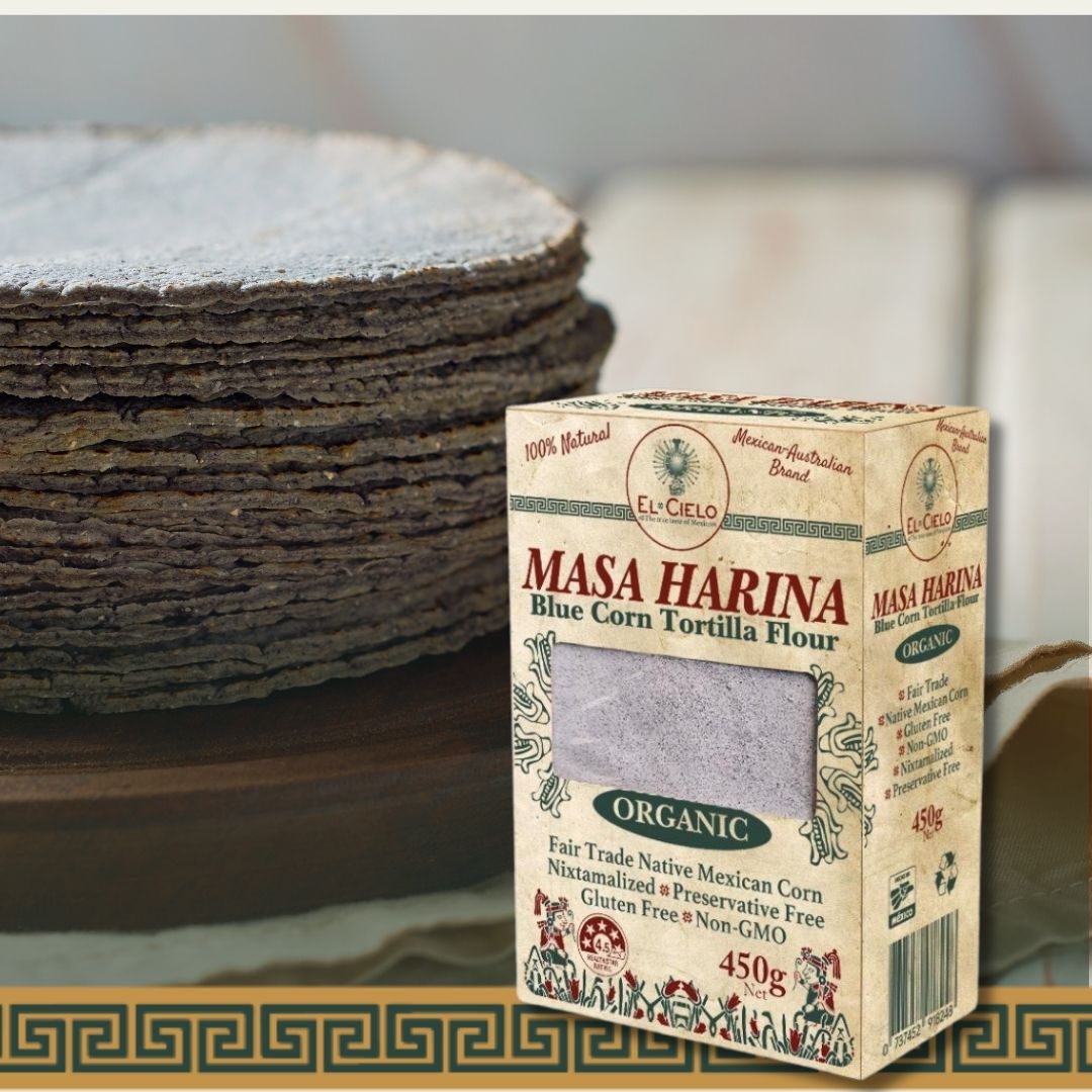 El_Cielo-_Blue_corn_masa_flour_450_gr Blue Tortilla