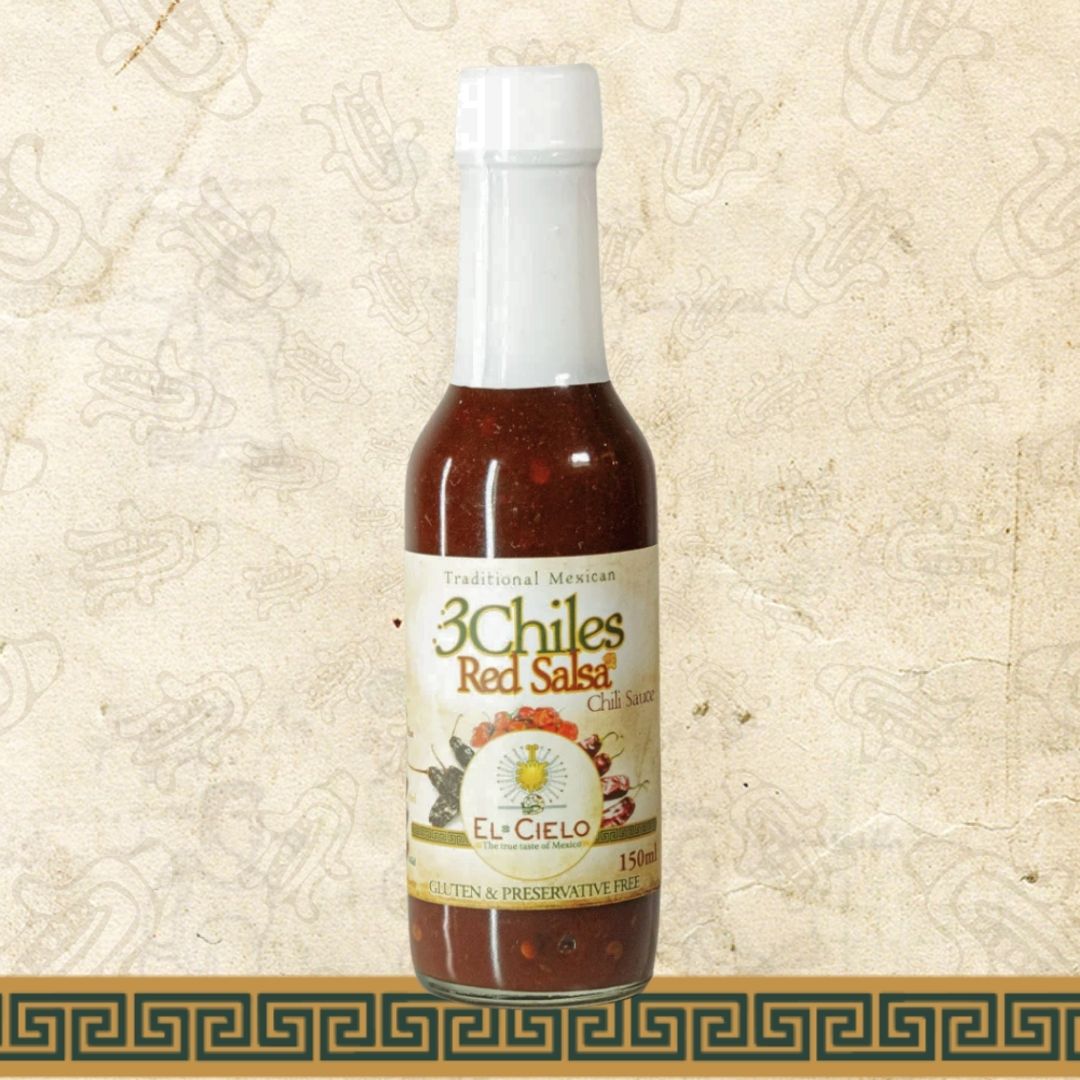  El Cielo - 3Chiles Red Salsa 150ml- Bottle