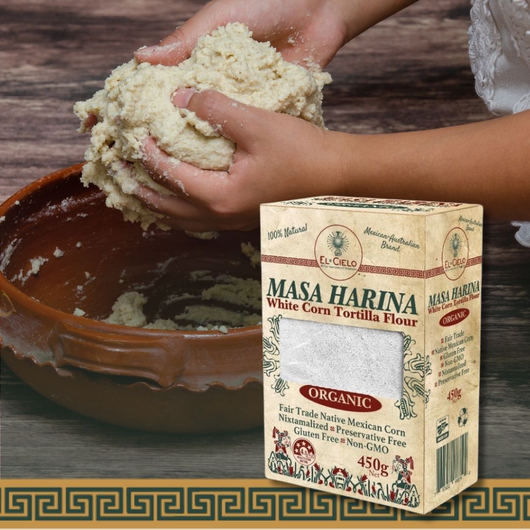 El Cielo - Organic Heirloom Mexican White Corn Masa Flour - 450gr