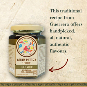 Green Mole Guerrero Style Paste 210g- Handpicked Ingredients