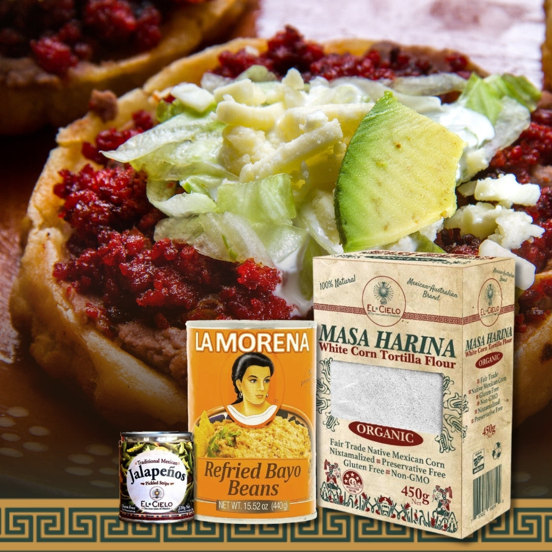 Home made sopes Cooking Kit El Cielo