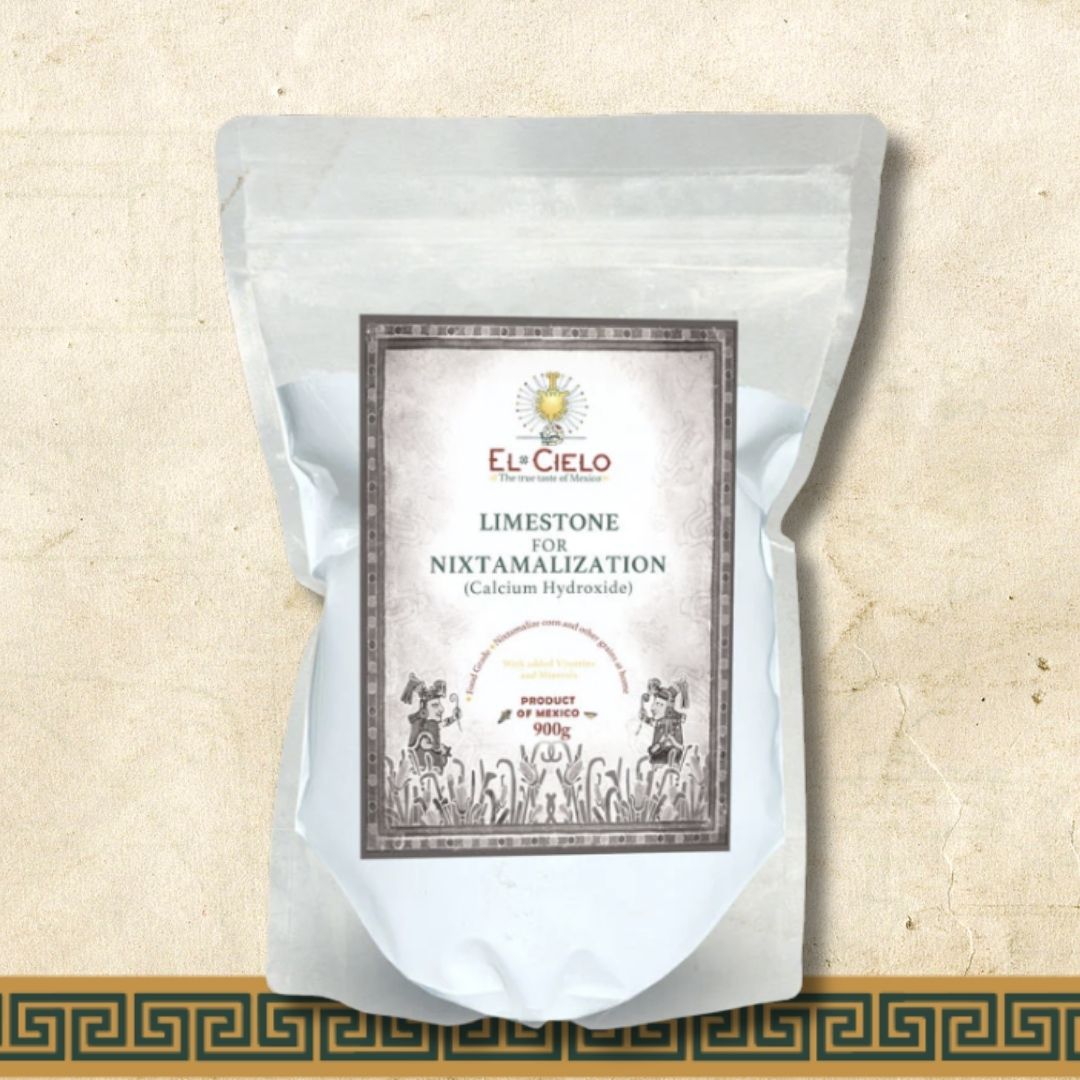 Limestone for Nixtamalization - Calcium Hydroxide 900g- Front Bag