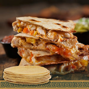 Tortillas - Organic White Corn 14cm 10Pack- Chicken Quesadilla 