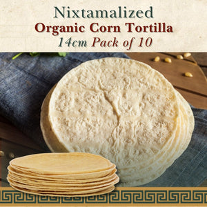 Tortillas - Organic White Corn 14cm 10Pack- hero image