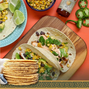 Tortillas - White Corn Taquera 12cm 0.5kg Pack- Taco party