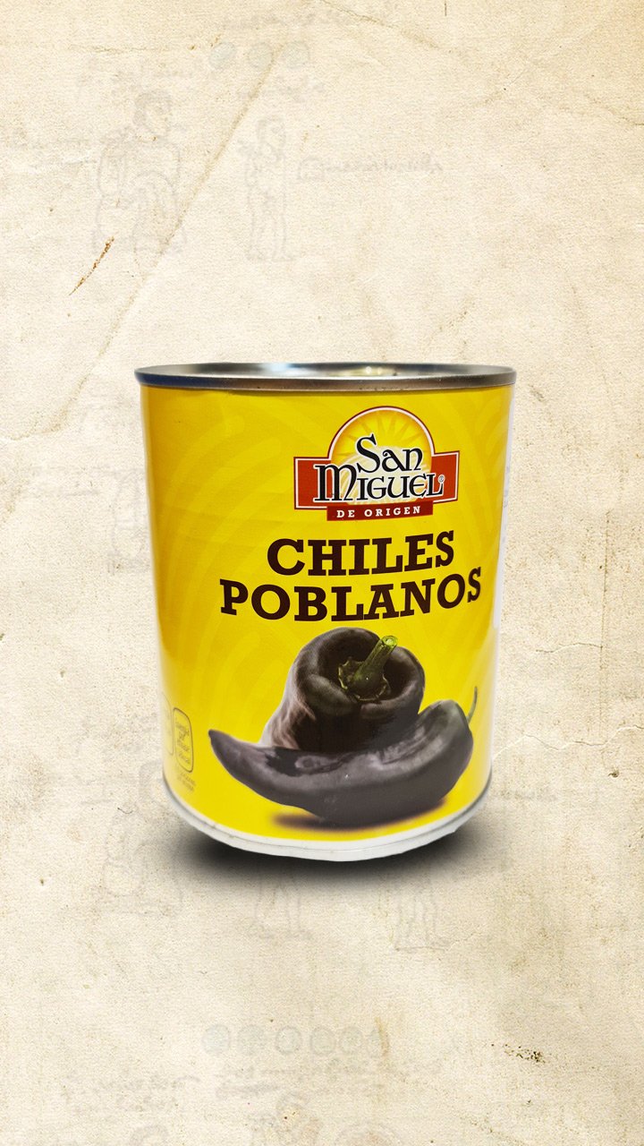 San Miguel - Poblano Chillies 780g - El Cielo