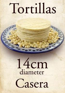 Tortillas - White Corn Casera 14cm 30 Pack - El Cielo